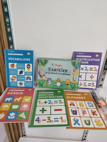 Cahier écriture magique enfant réutilisable - 2