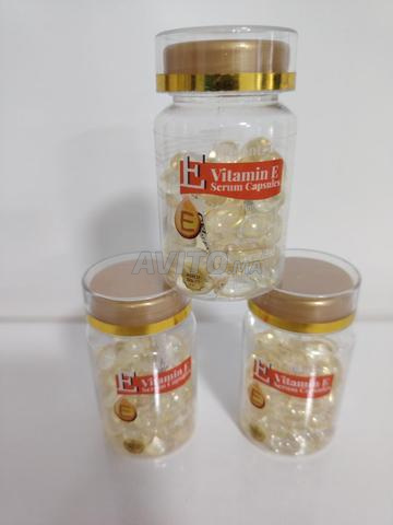 سيروم فيتامين E كبسولات للعناية بالوجه