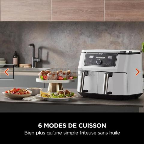 Friteuse à air Ninja double compartiment XL, 9,5 L Blanc