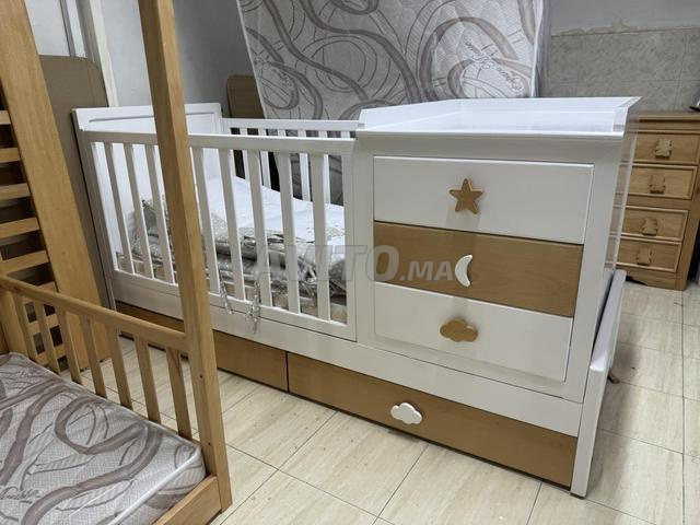 سرير وغرفة أطفال // جدد من الخشب الصلب ☑️ - 2