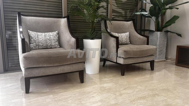 Ensemble de Salon ,Canapé 3 Places et 2 Fauteuils - 2