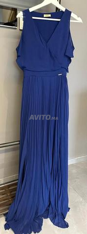 فستان ليو جو كوبالت مطوي - 2