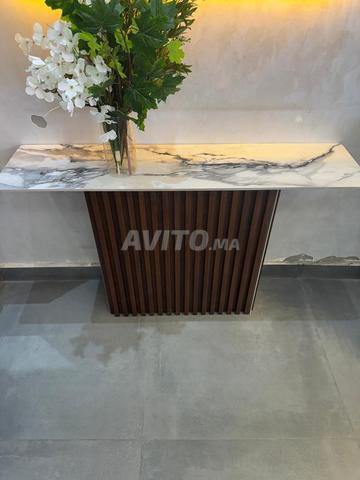 كونسول سيراميك إيطالي مرآة LED - 2