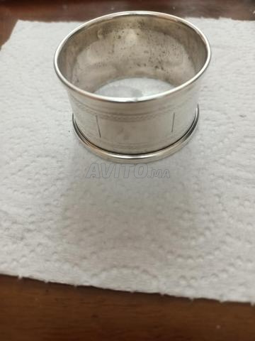 خاتم مناديل من الفضة الإسترليني - 2