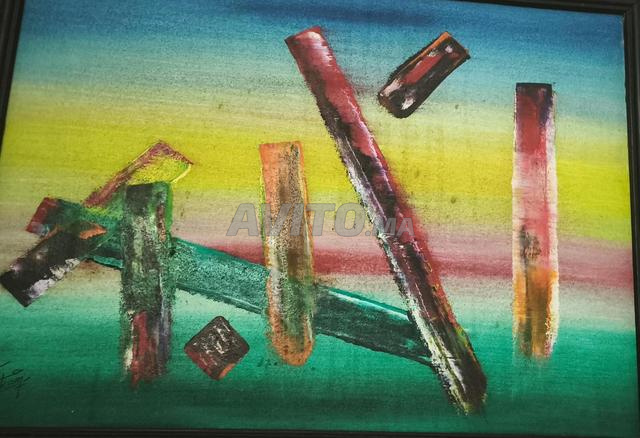 لوحة فنية الفنان حكم سنة 1993