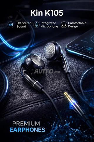 سماعات أذن سلكية Kin K105 Stereo Headphone - 2