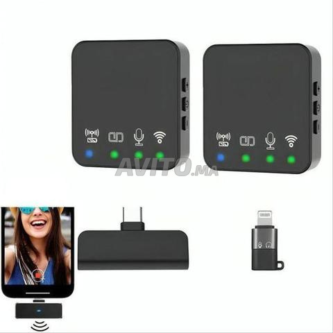 Microphone double R10 sans fil type c et iphone - 2