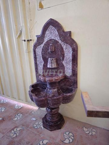 نافورة جدارية من الرخام مع مضخة صغيرة - 2