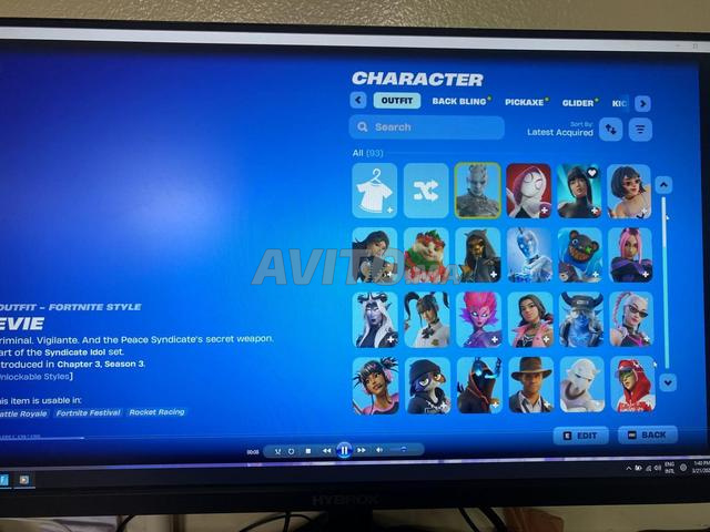 حساب Fortnite 93 للمحترفين مع سكنات - 2