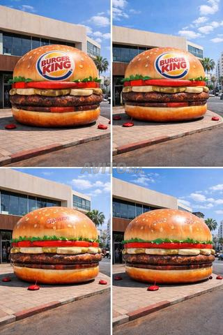 Mascotte Gonflable Publicitaire Géante Restaurant - 2