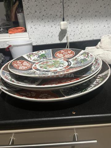 Lot de 4 - حقبة 1982) أطباق الطاووس - 2