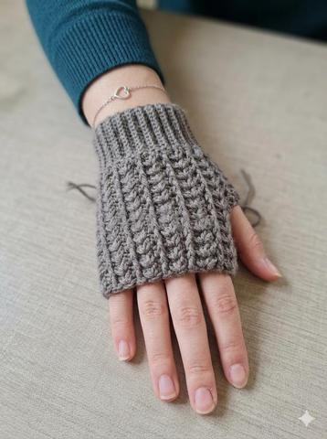 قفازات كروشيه. - 2