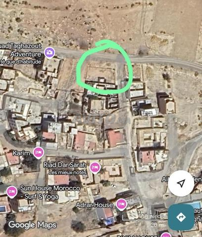 Terrain a vendre a AIT BIHI a 2km de TAGHAZOUT