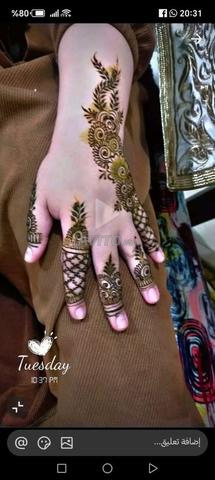 نقاش الحناء في البيت - 2