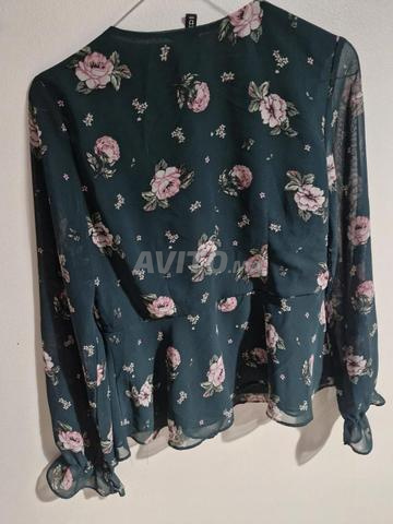 قميص أخضر مزهر - 2