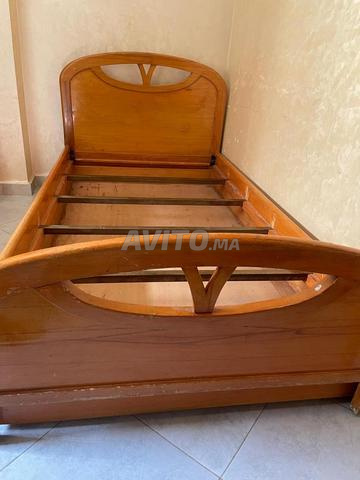سرير من الخشب الصلب لشخص واحد - 2