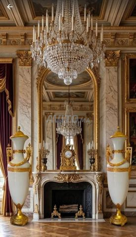 زوج رائع من المزهريات المزخرفة