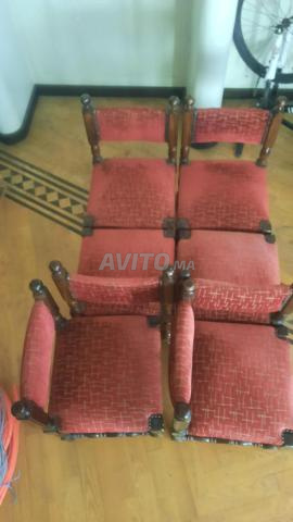 6 chaises tapissées - 2