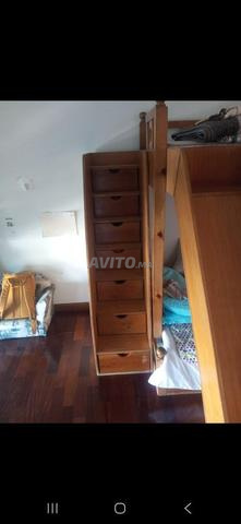 2 Lits superposés et toboggan bois massif - 2