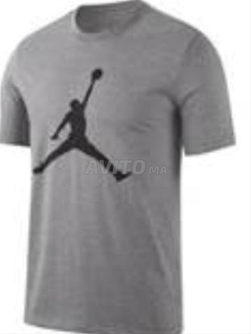تي شيرت نايك جوردان رمادي Dryfit جديد. مقاس XS. - 2