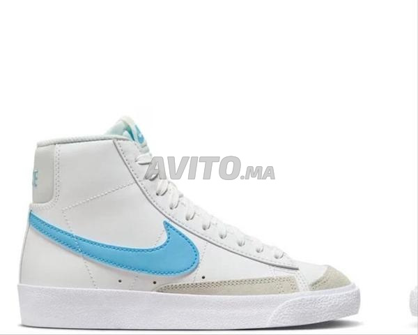 Nike Blazer Mid 77 GS kids Blanc Sommet/Bleu Aqua - 2