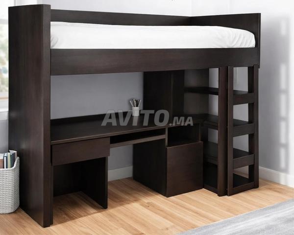 سرير علوي بوظيفة مكتبية