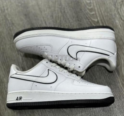 air force one low white black sole - 2