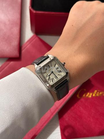 ساعة كارتييه سانتوس نسائية CR7980