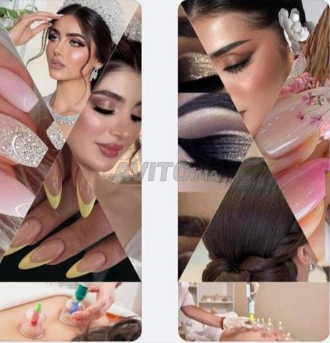 صالون حلاقة وتجميل للإيجار إنارة 1 - 2