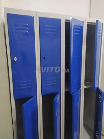 VESTIAIRE/PENDERIE MÉTALLIQUE 3 portes - 2