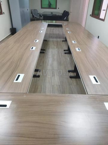 طاولة اجتماع MDF كبيرة الحجم طاولة اجتماعات