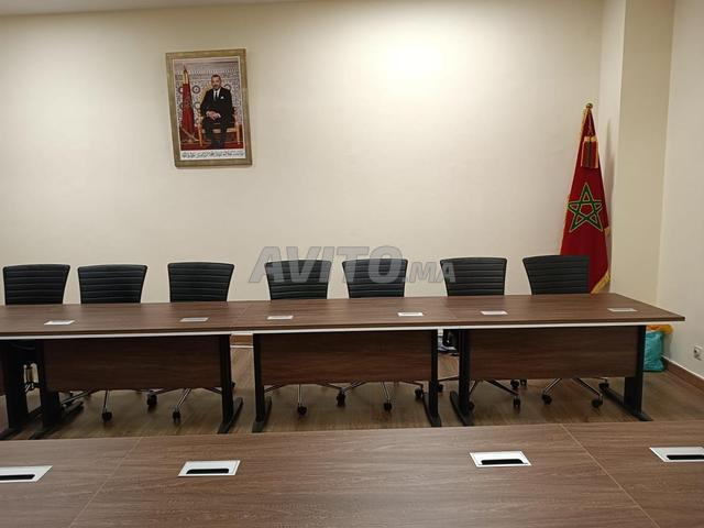 طاولة مؤتمرات MDF متينة طاولة اجتماعات متينة - 2