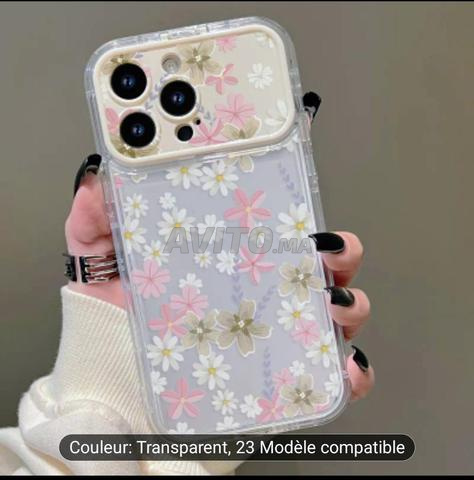 Coque iPhone fleur esthétique Casablanca - 2