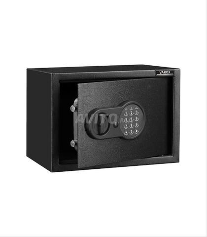 خزنة آمنة مع قفل إلكتروني مع رمز ومفتاحين - 2