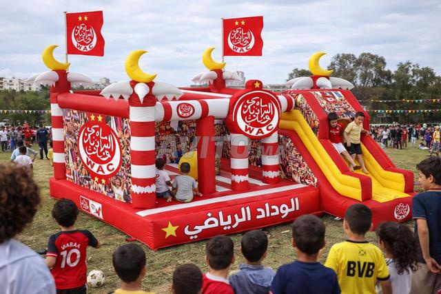 Château Gonflable Wydad Casablanca avec Toboggan