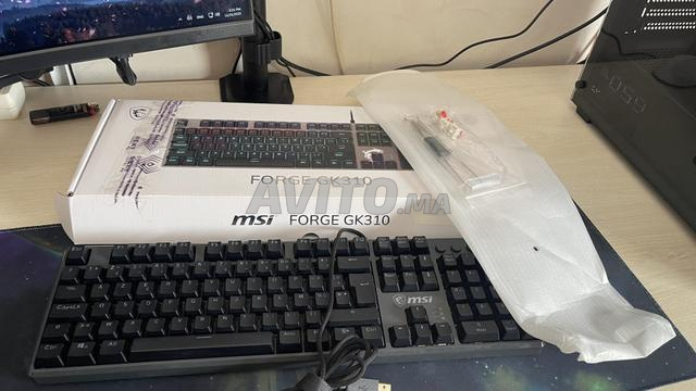 كيبورد قيمنق MSI Vigor GK310 (مفاتيح حمراء). - 2