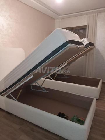 سرير مع مرتبة جديدة 90 سم/2 متر - 2