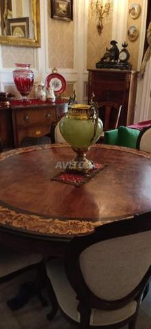 Prestigieuse salle à manger en noyer de style bar - 2