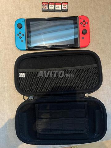 Nintendo Switch V2 4 ألعاب اكسسوارات كاملة
