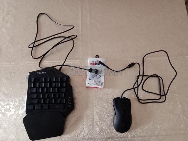 Équipement Gaming à vendre & Clavier une main & Souris & USB HUB