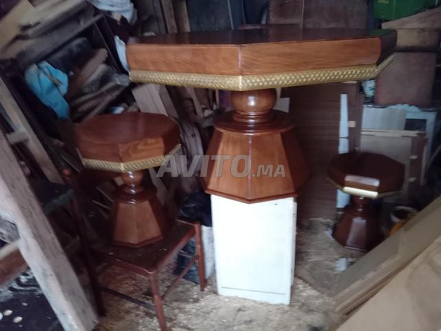 طاولة ومنفضة سجائر مغربية - 2