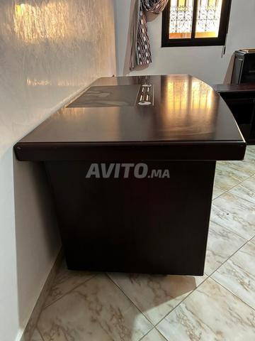 Bureau de direction élégant en bois massif - 2