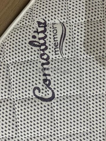 Lit adulte démontable avec 2 chevets et Matelas - 2