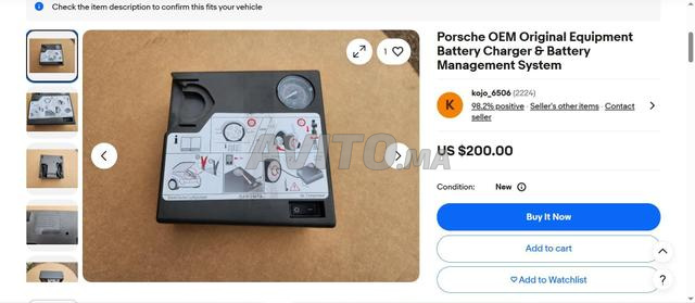 Gonfleur Porsche Cayenne original Mjhed bzf 300W🔥