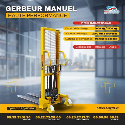 Gerbeur Manuel – QMS1020 / QMS1530