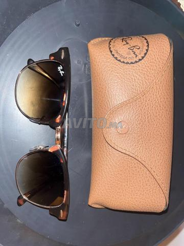 Ray-ban Wayfarer étui en cuir marron
