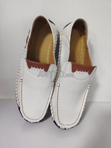 Mocassins homme blancs casual taille 41