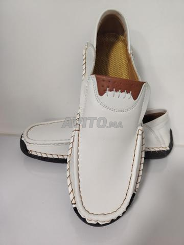 Mocassins homme blancs casual taille 41 - 2