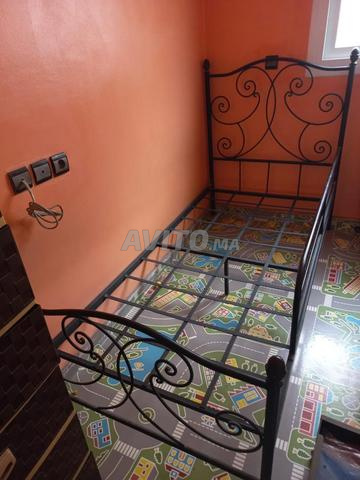 Lit en fer forgé shih avec takiya - 2