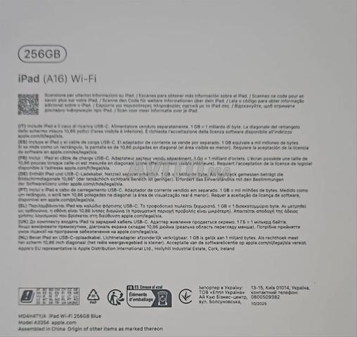 iPad A16 Wifi 256GB bleu - 2